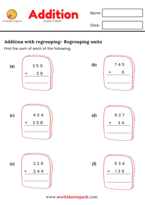 third-grade-addition-worksheets-worksheetspack