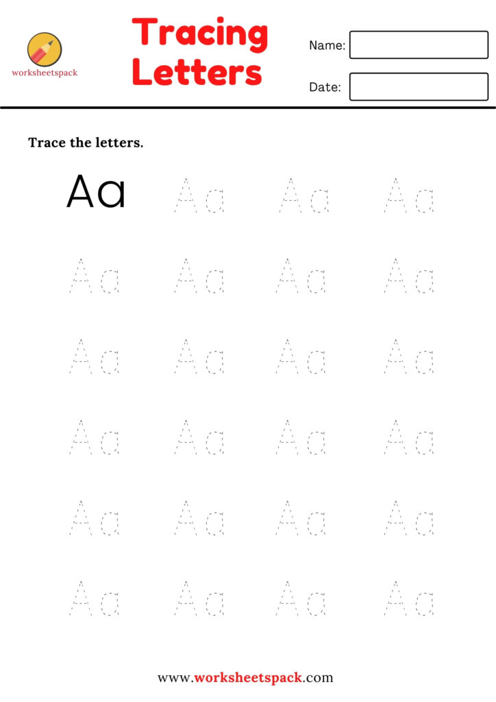  Tracing Letters Worksheets Worksheetspack