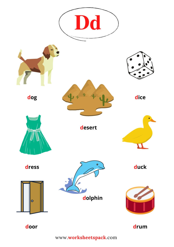 WORDS BEGIN WITH THE LETTER D