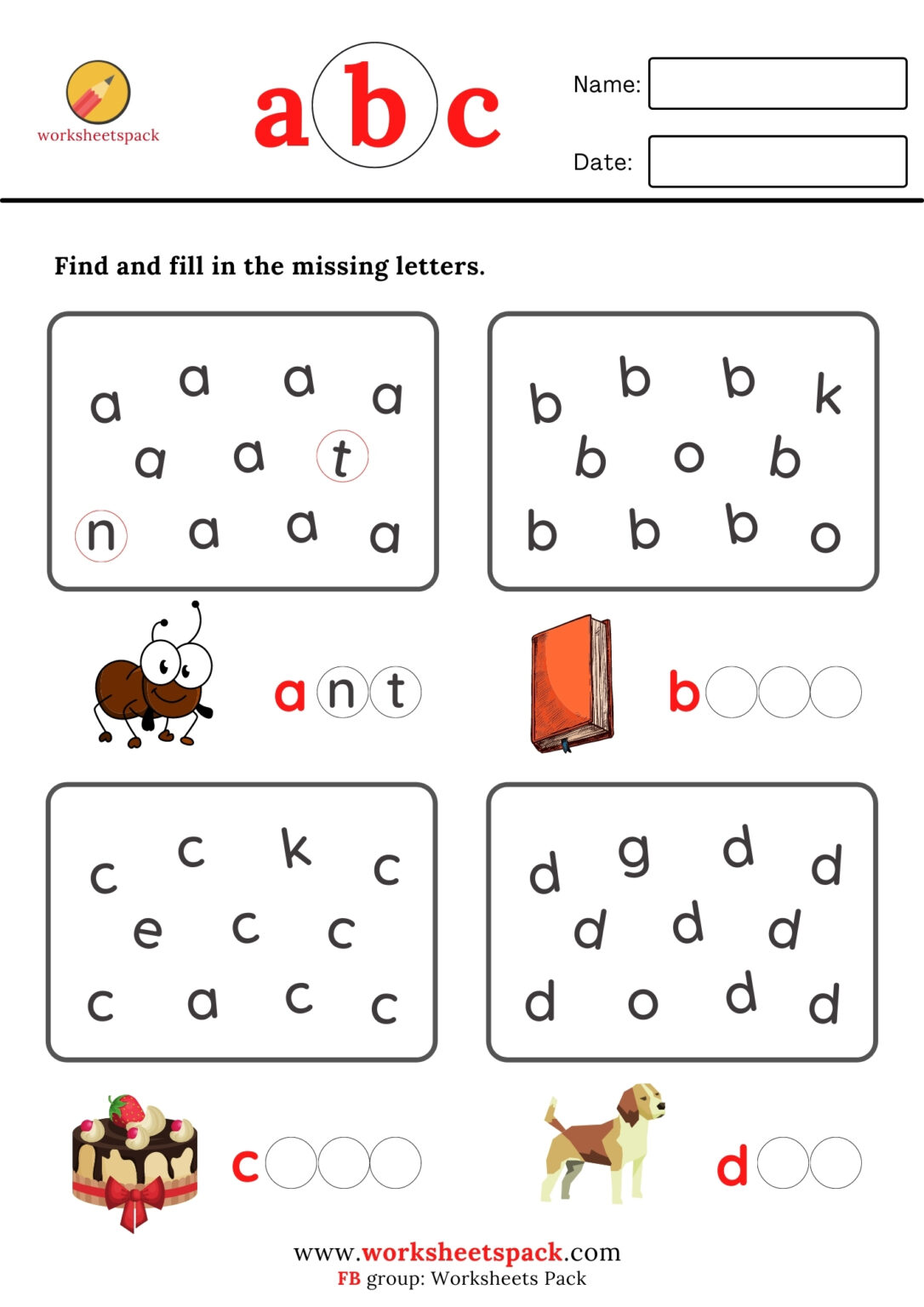 Big and small worksheets - worksheetspack