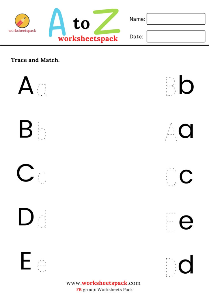 TRACE AND MATCH UPPERCASE AND LOWERCASE LETTERS