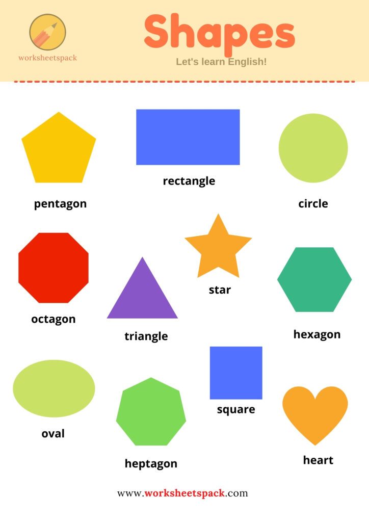 SHAPES NAMES WITH PICTURES