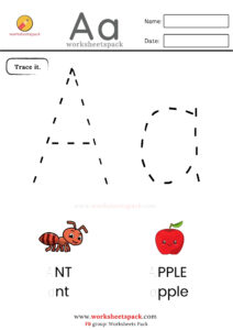 LETTER TRACING WORKSHEETS PACK AA-ZZ