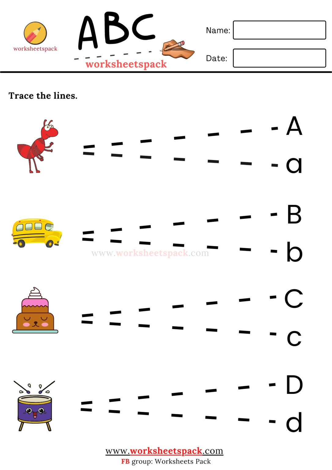 Letter Tracing Worksheets Aa Zz Worksheetspack