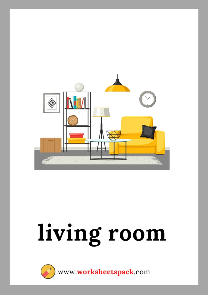 Rooms in a House – ESL Flashcards