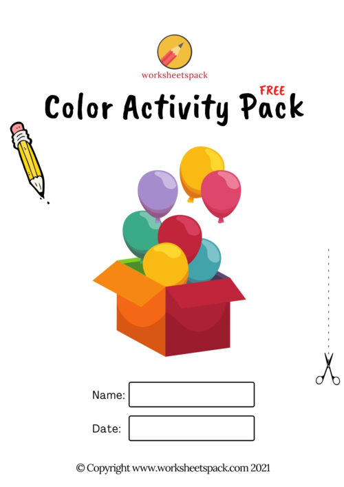 Color Chart for Kids - worksheetspack