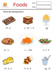 Missing letters worksheets pack - worksheetspack