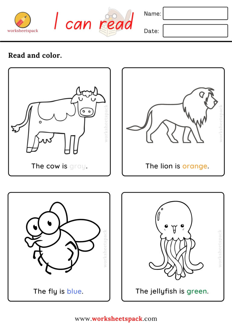 Free Wild Animals Worksheets - worksheetspack