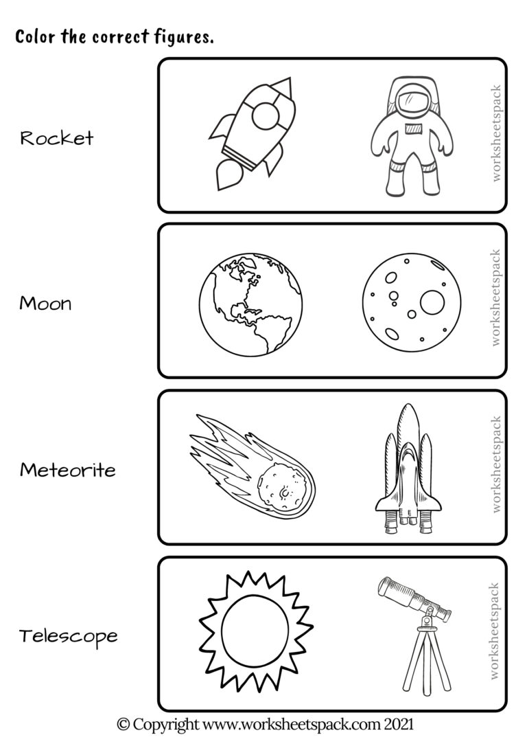 Free Space Activity Pack - worksheetspack