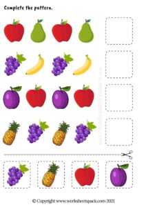 Fruits activities for preschoolers