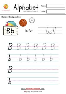 Letter tracing worksheets PDF - worksheetspack