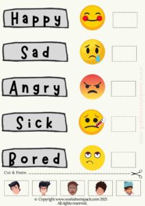 Feelings Activities For Preschool - Worksheetspack