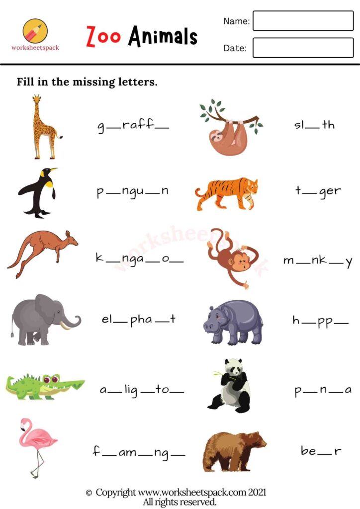 zoo-animals-worksheets-worksheetspack