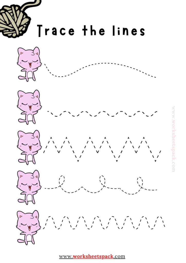 Cat tracing lines