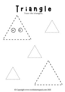 Free Star Tracing Template Worksheets Printable - worksheetspack