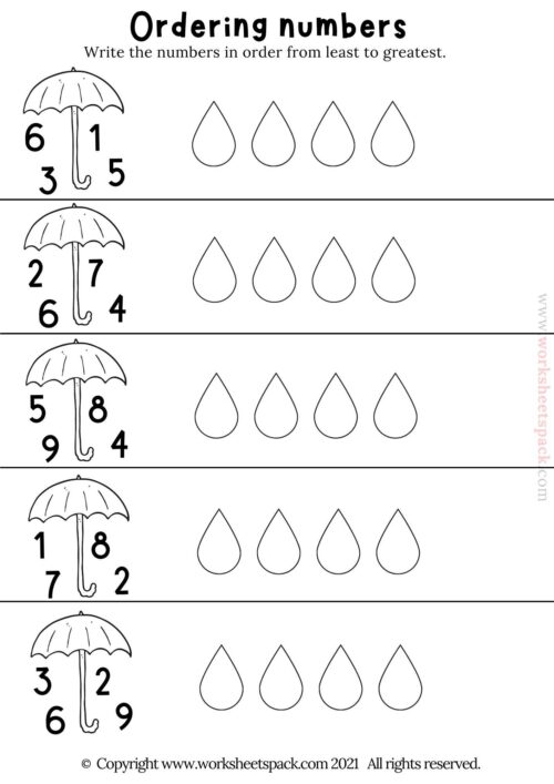 ordering-numbers-to-10-worksheetspack