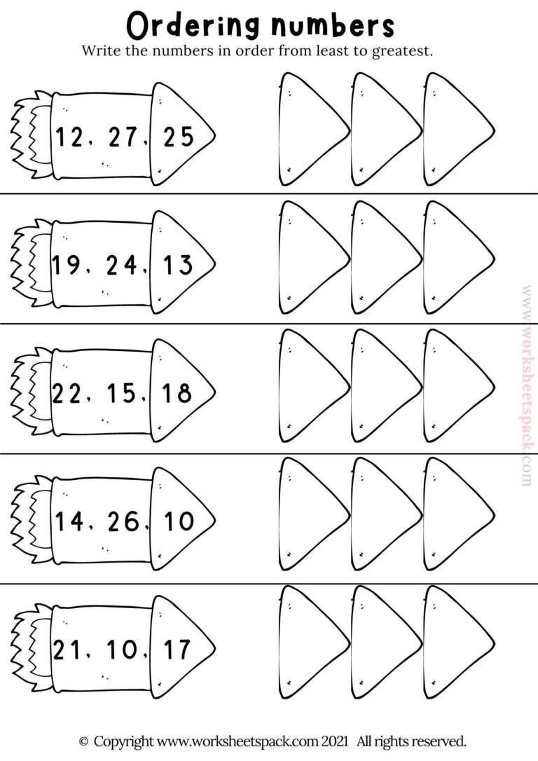 ordering-numbers-1-10-worksheet-worksheetspack