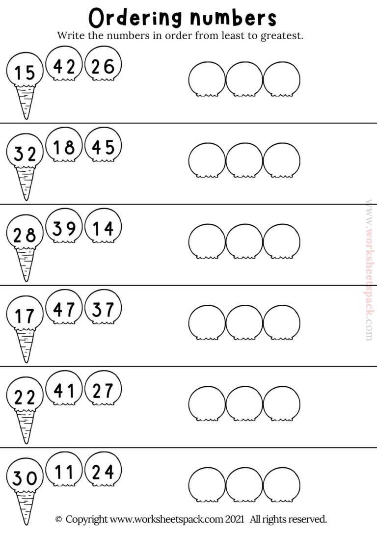 ordering-numbers-1-10-worksheet-worksheetspack