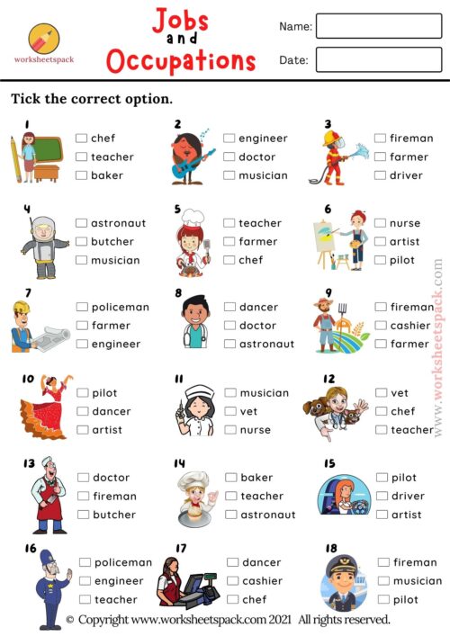 jobs-and-occupations-picture-quiz-worksheetspack