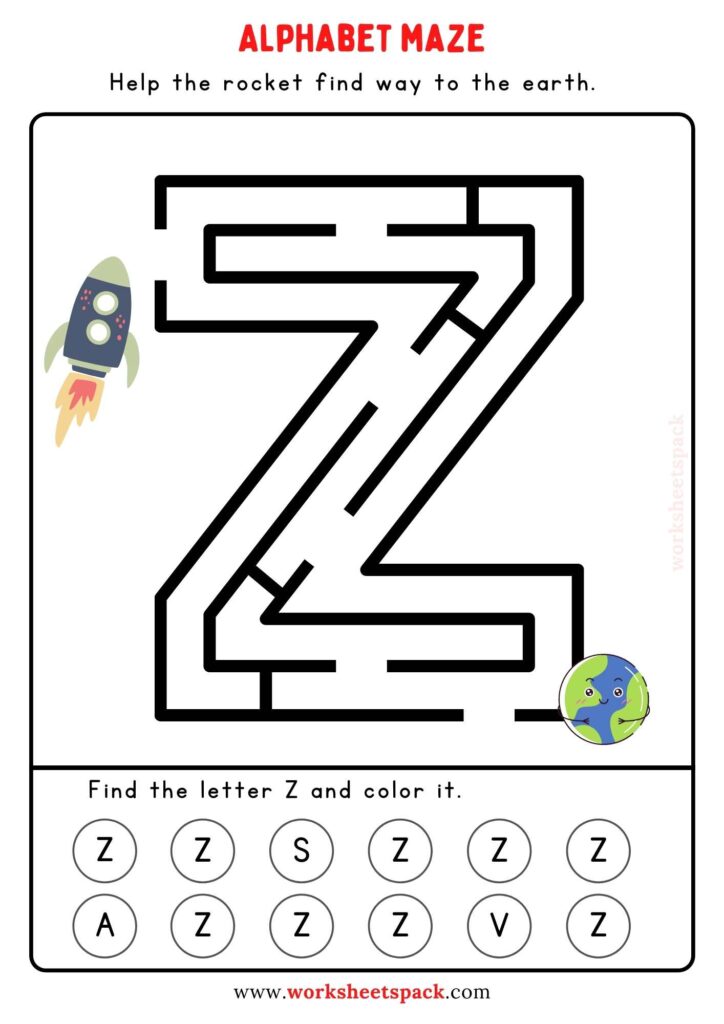 Alphabet Maze Book