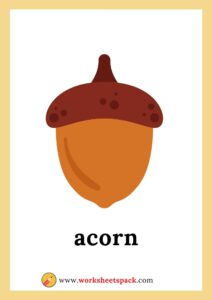 Autumn Flashcards PDF | Free Fall Flash Cards - worksheetspack