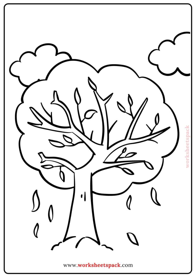 Printable Fruits and Vegetables Coloring Pages for Kids - worksheetspack