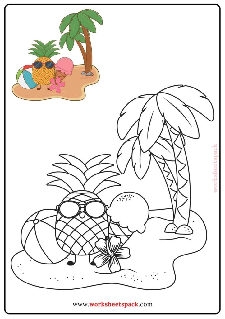 Free Summer Coloring Pages PDF