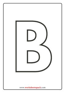 Free Printable Upper Case Alphabet Template - worksheetspack