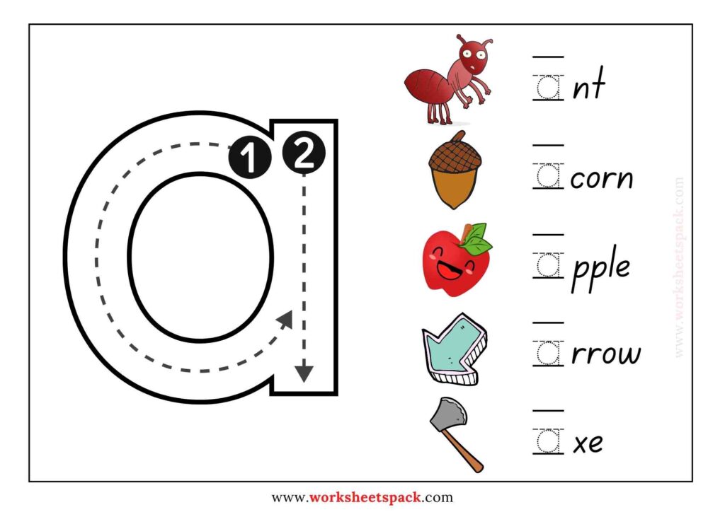  Small Letter Tracing Worksheets