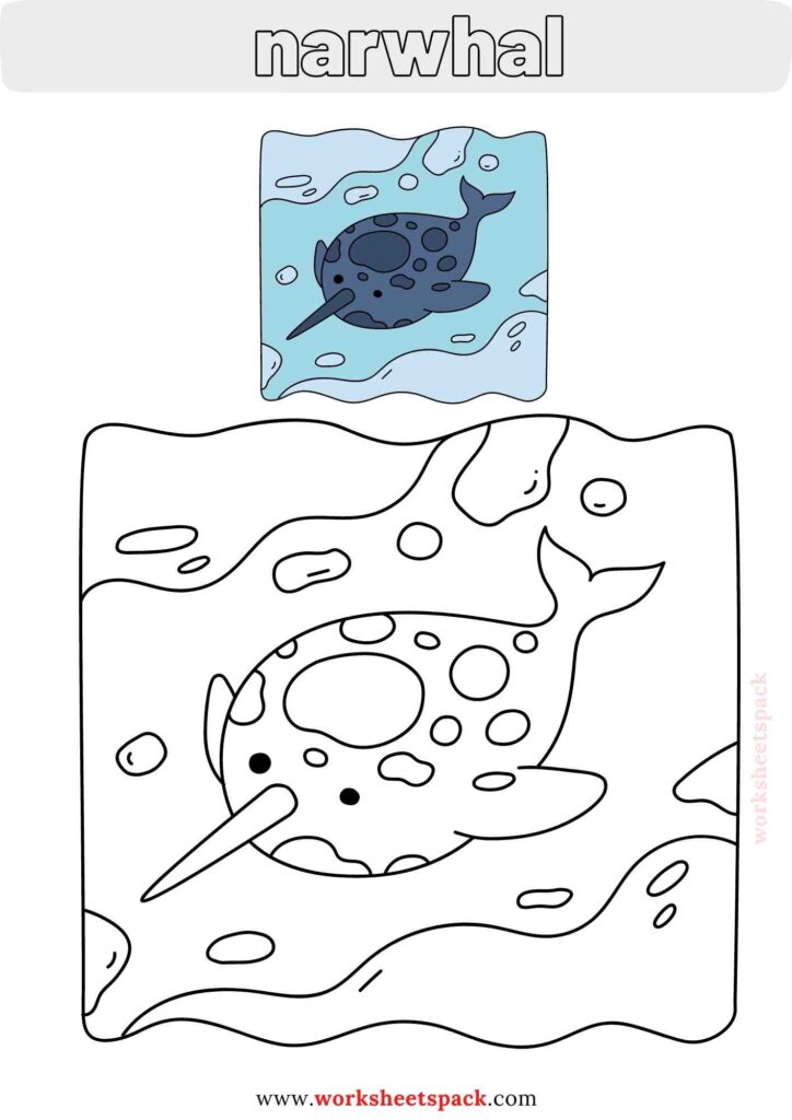 Under the sea coloring pages for preschool