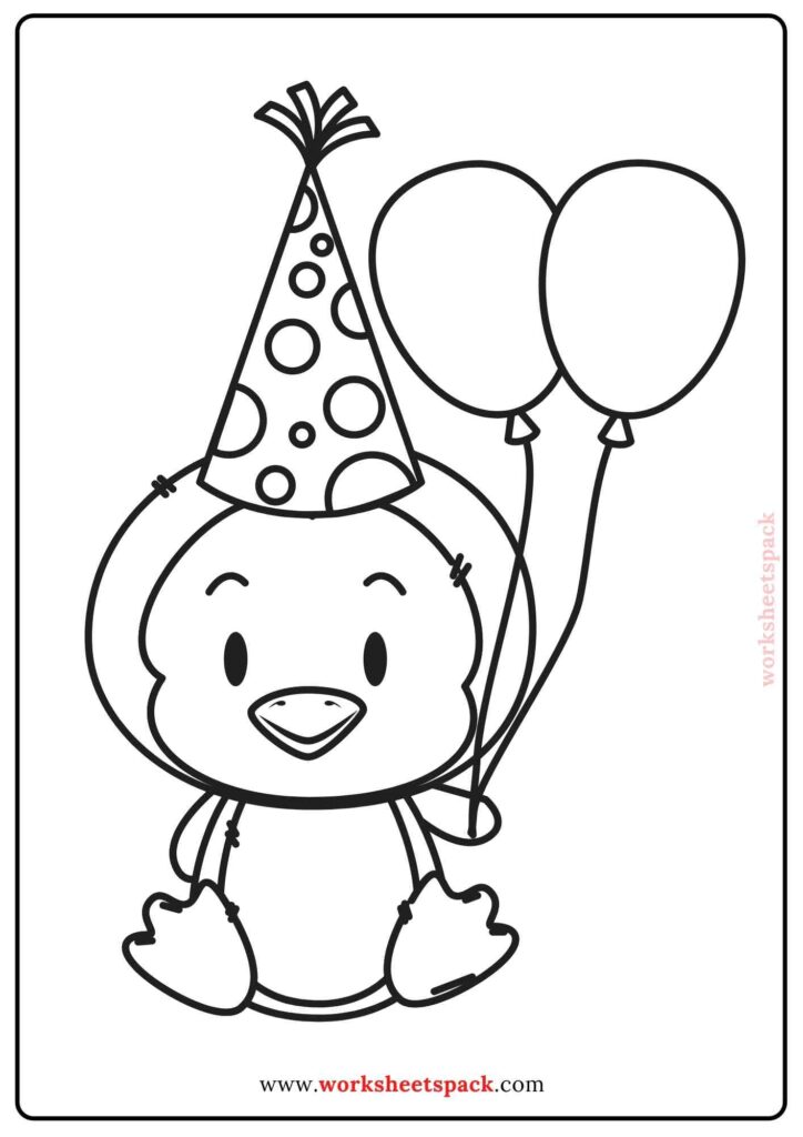 Winter coloring pages printable PDF