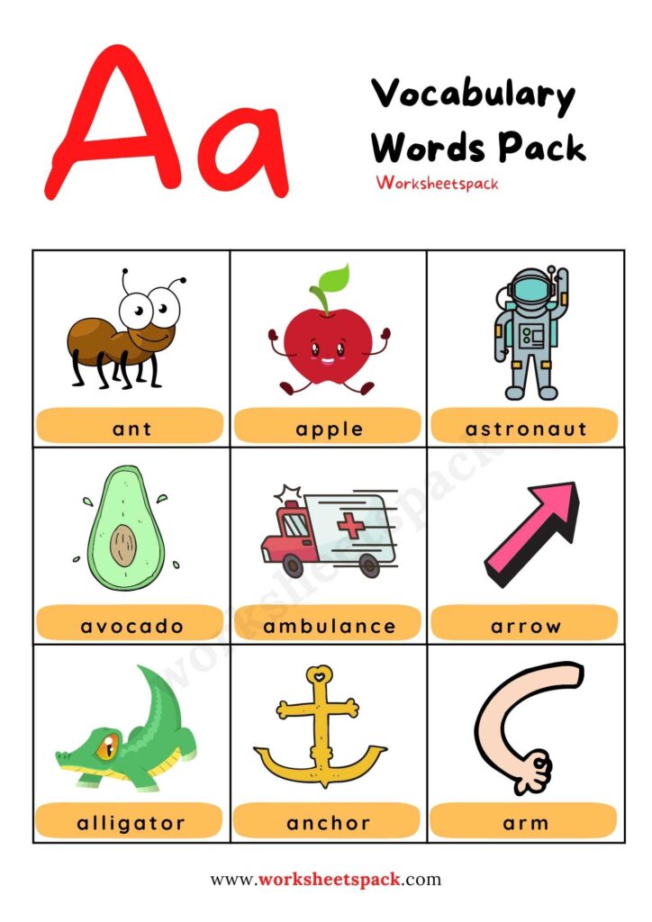 A to Z Alphabet Spelling Free PDF