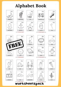 Free Alphabet Book with Pictures