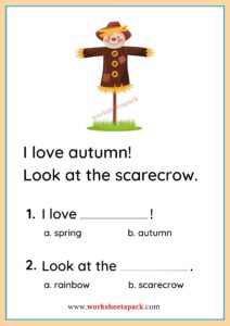 Fall Reading Comprehension Worksheets | Autumn Reading Passages ...
