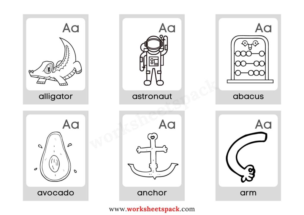 Free Alphabet Book with Pictures