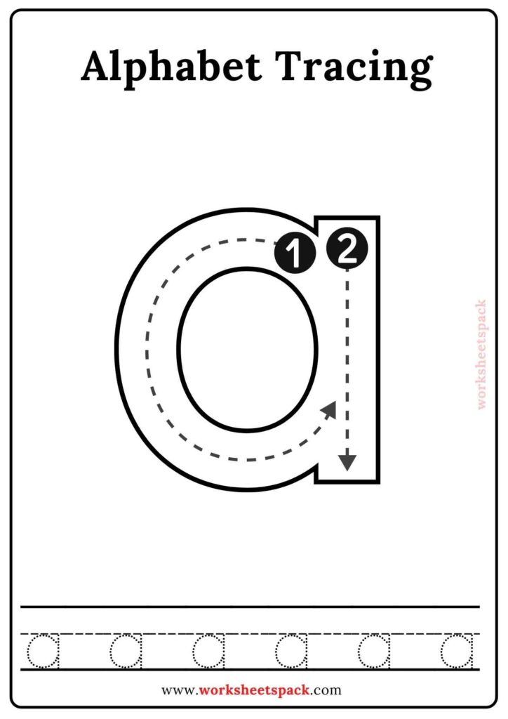 Free Alphabet Tracing Cards Lowercase Letters