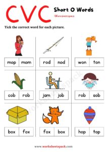 Free Short U Worksheets for Kindergarten - worksheetspack