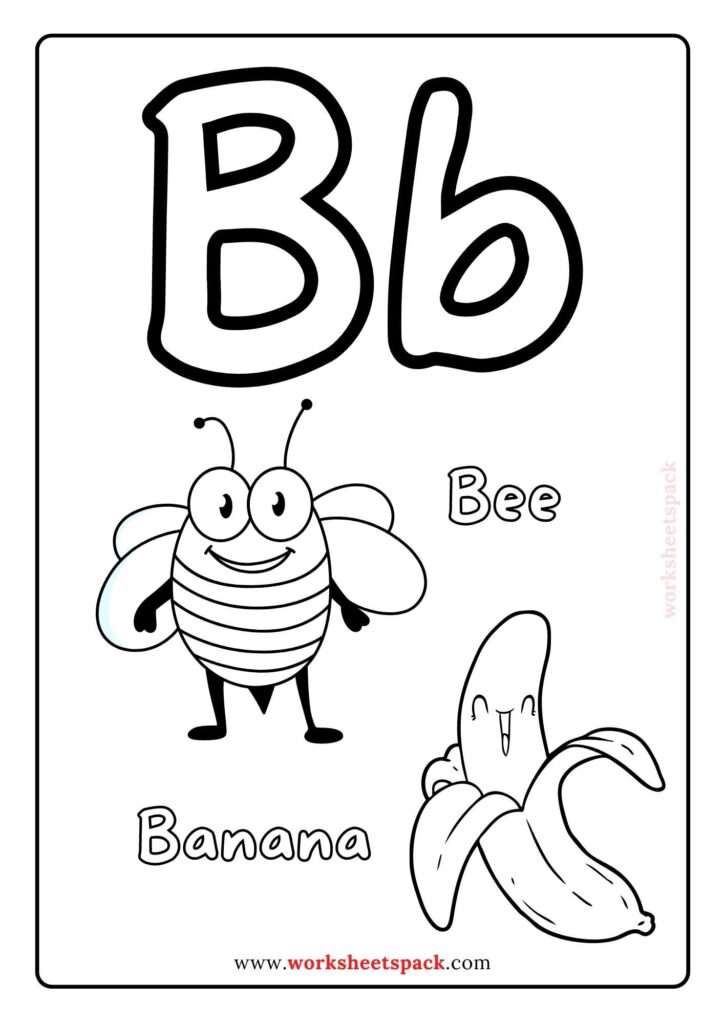 Alphabet Coloring Pages For 2 Year Olds Worksheetspack