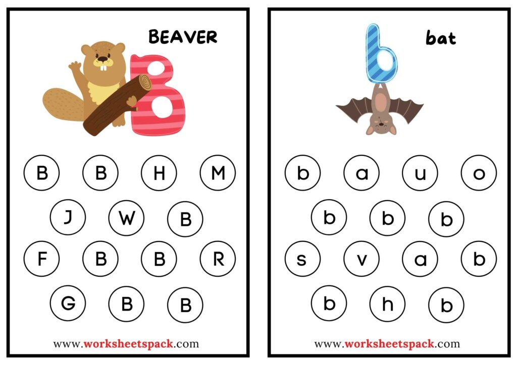 ABC Worksheets for Kindergarten PDF