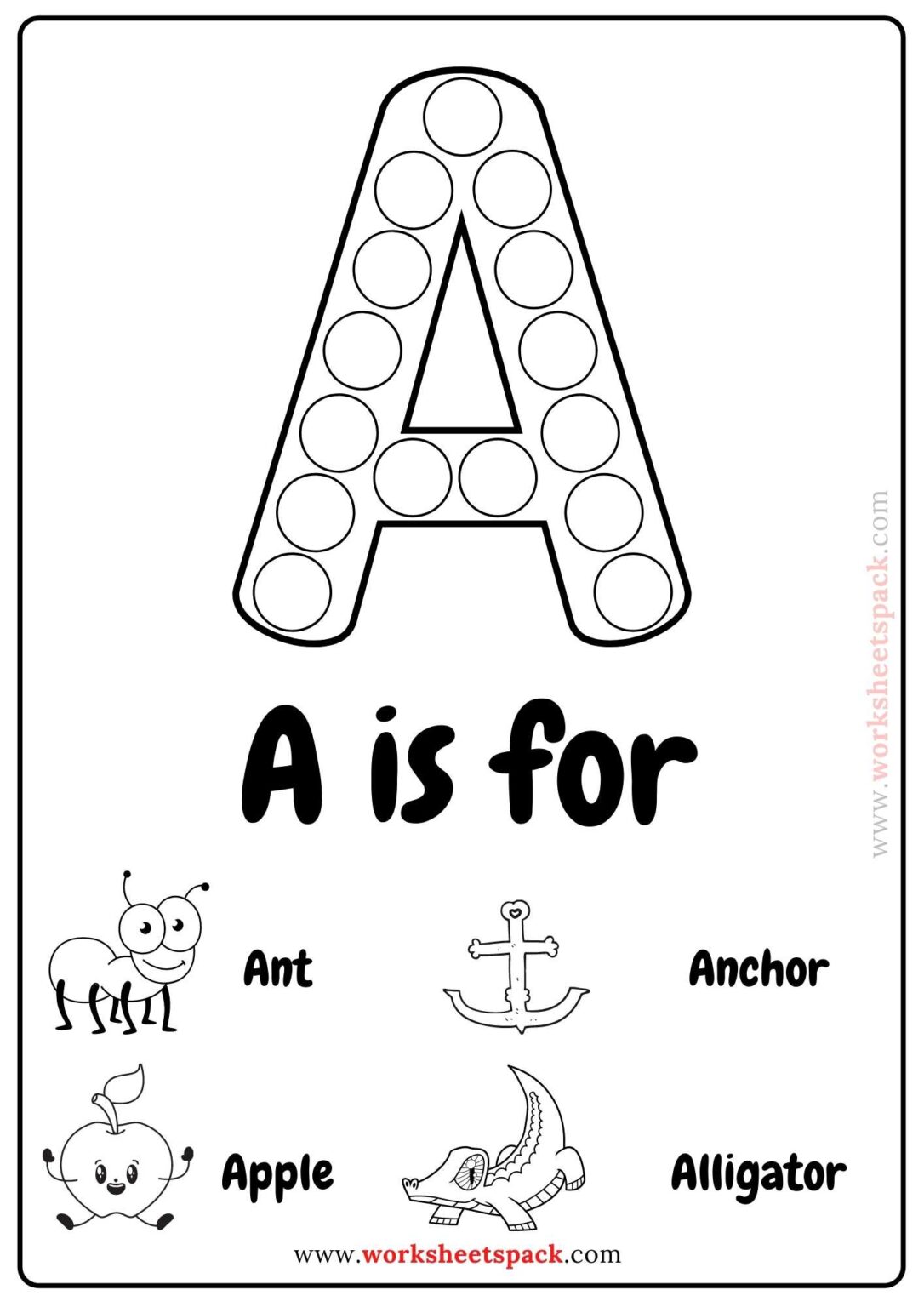 Abc Worksheets For Kindergarten Printables Pdf Worksheetspack