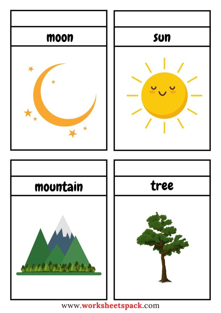 Free Nature Flashcards PDF