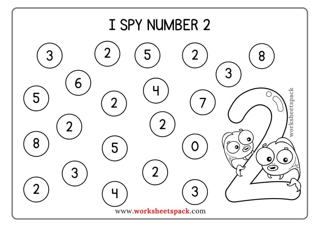 I Spy Numbers Game