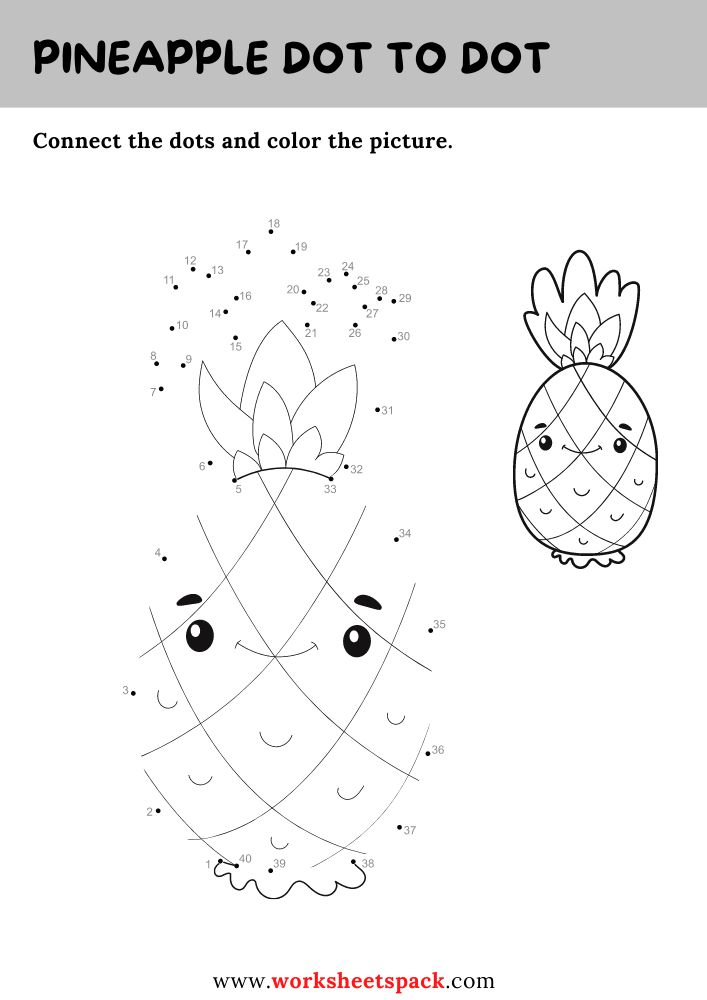 Connect the Dots Pineapple