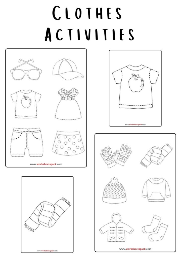 FREE Clothes Activities for Preschoolers