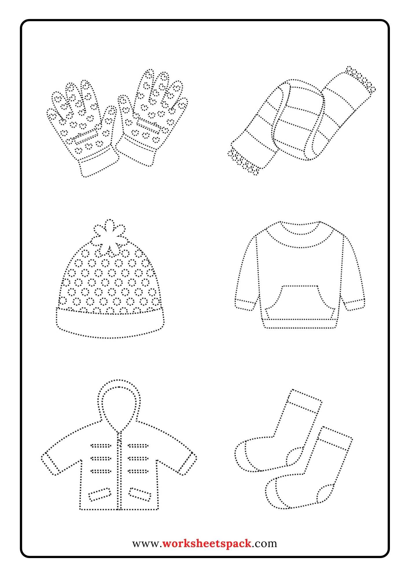 Free Clothes Activities For Preschoolers - Worksheetspack