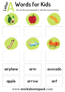 Free Letter A Printable Worksheets - worksheetspack