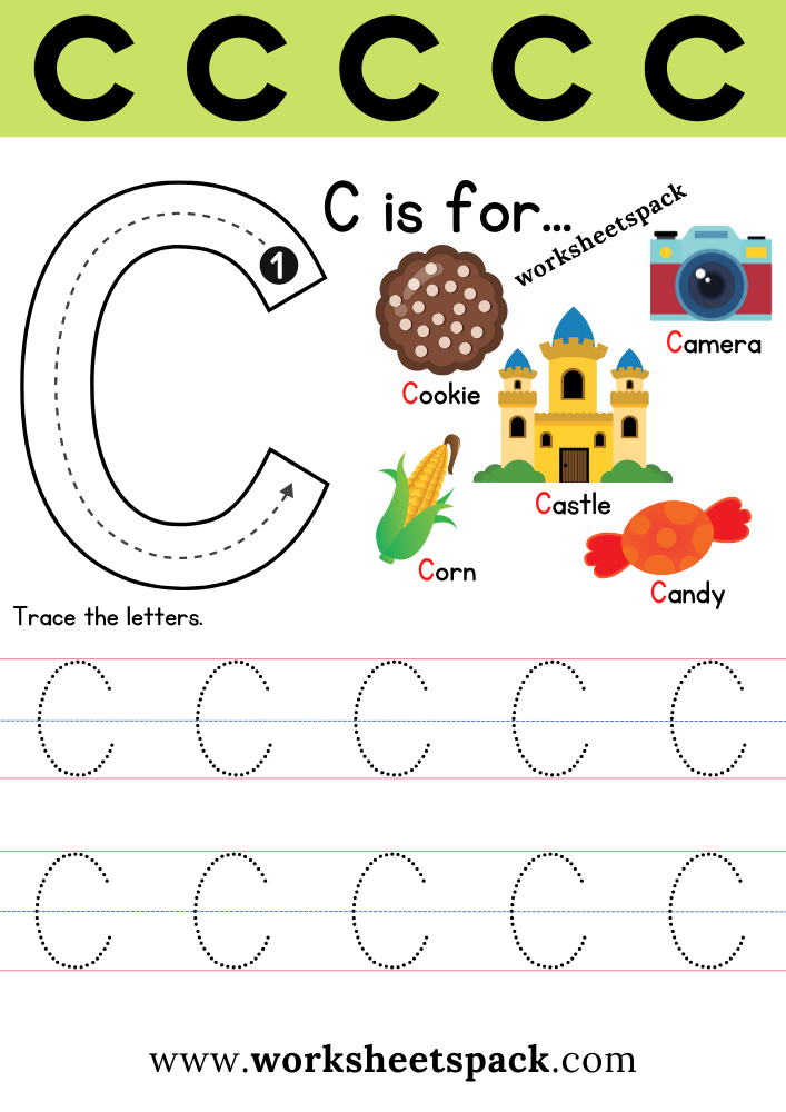 Free Letter C Printable Worksheets Worksheetspack