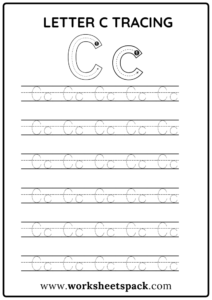 Free Letter C Printable Worksheets - worksheetspack