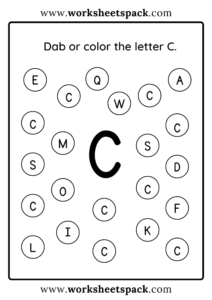 Free Letter C Printable Worksheets - worksheetspack