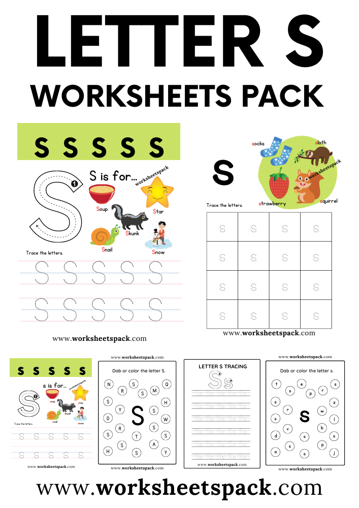Free Letter S Printables Fun Alphabet Activities Printables For 